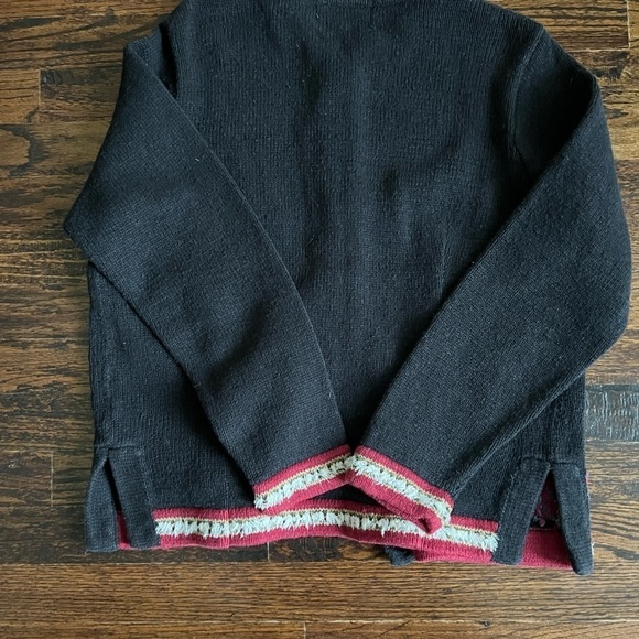 HBaskin Clothiers Vintage Navy Christmas Sweater M - Picture 4 of 7